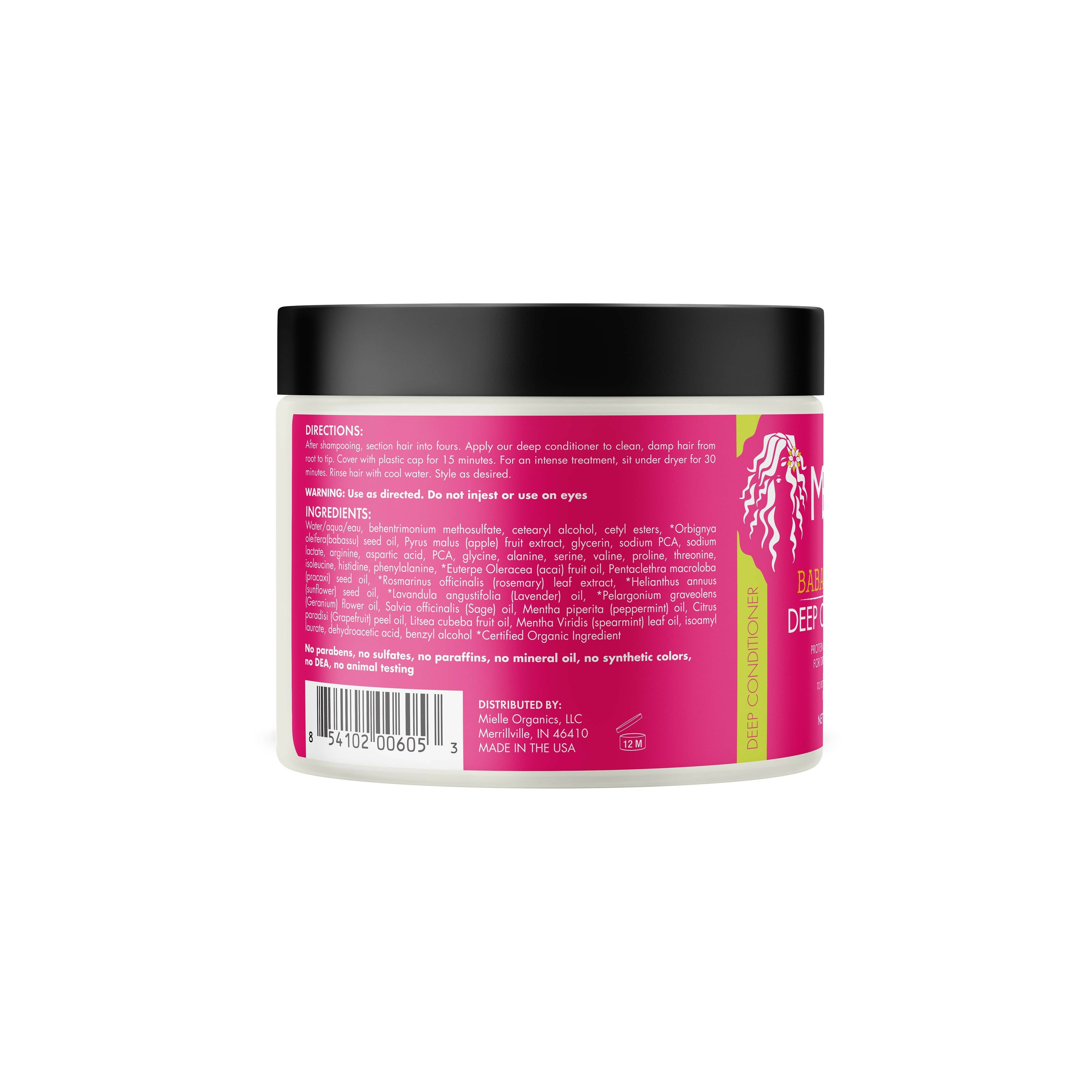 Mielle Babassu Oil And Mint Deep Conditioner - Distacart
