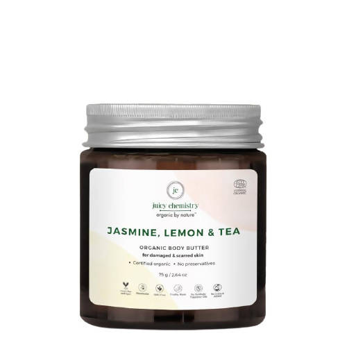 Juicy Chemistry Jasmine, Lemon & Tea Organic Body Butter - Distacart