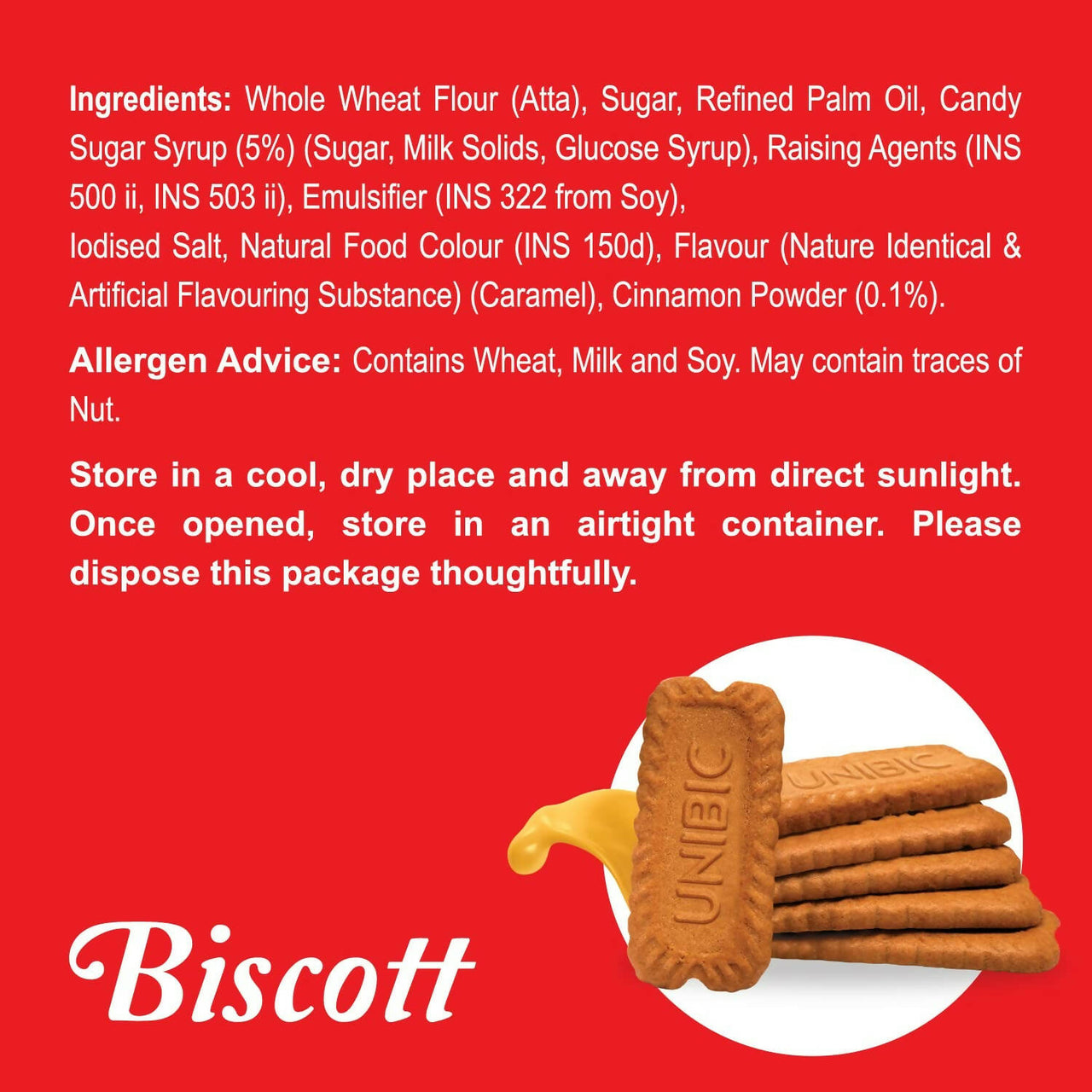 Unibic Biscott in Caramel And Cinnamon Flavour - Distacart
