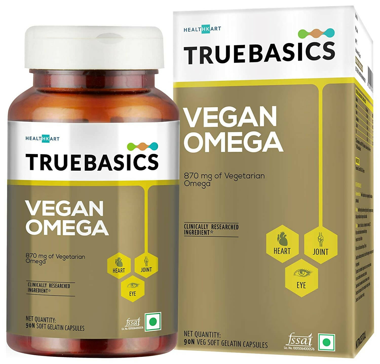 TrueBasics Vegan Omega Capsules - Distacart