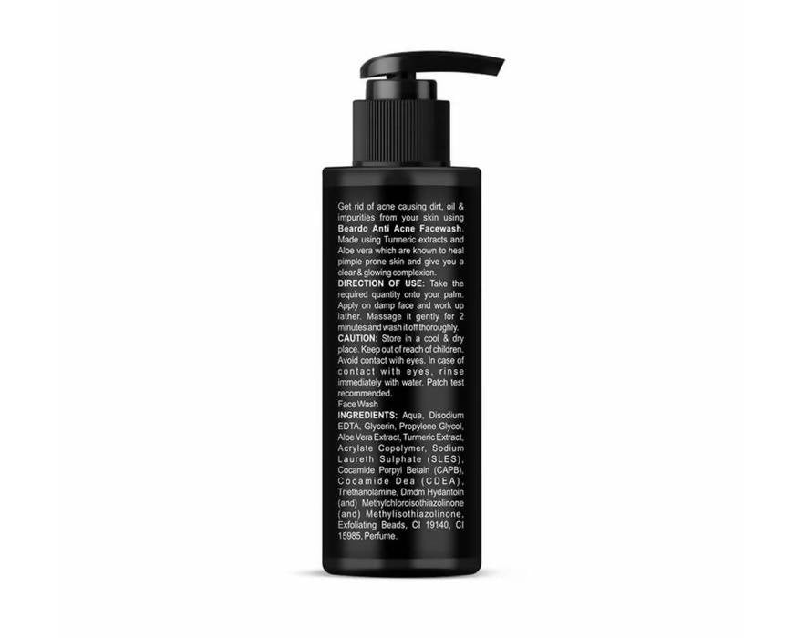 Beardo Acne Control Face Wash - Distacart