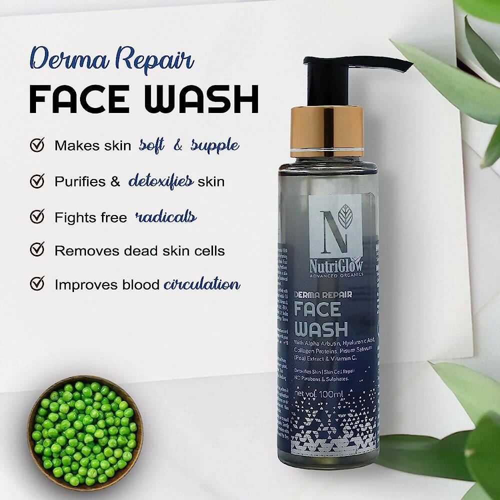 NutriGlow Advanced Organics Derma Repair Face Wash - Distacart