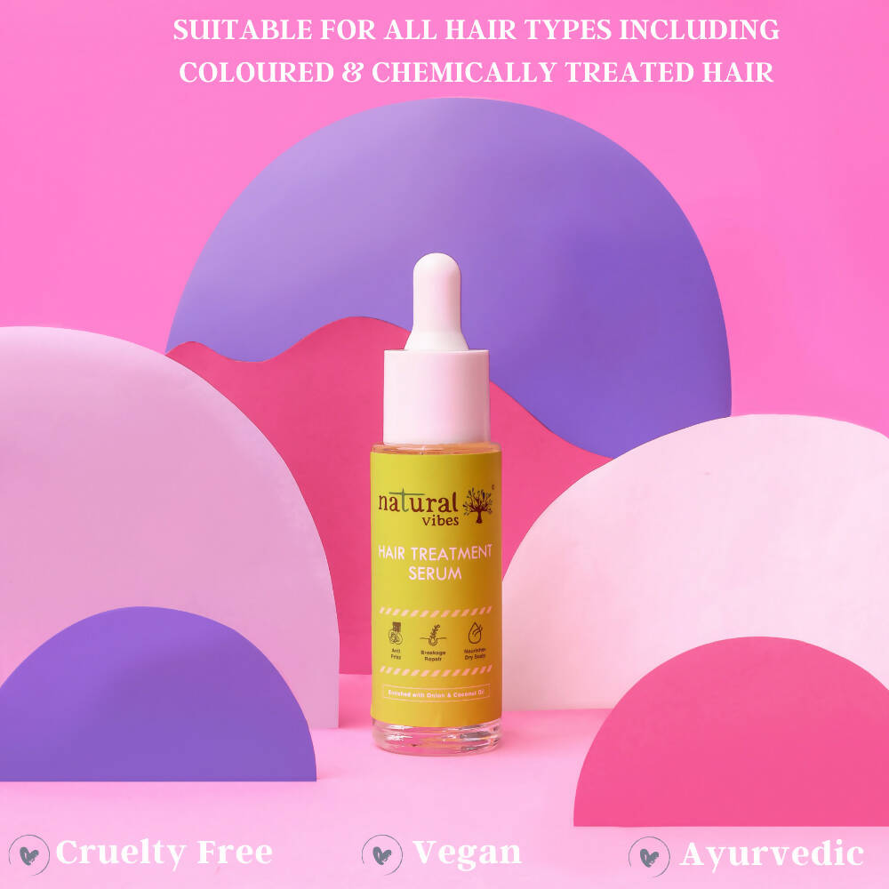 Natural Vibes Hair Treatment Serum with Onion & Coconut - Distacart