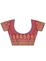 Thumbnail for Mimosa Women's Mysore Silk Pink Saree - Distacart