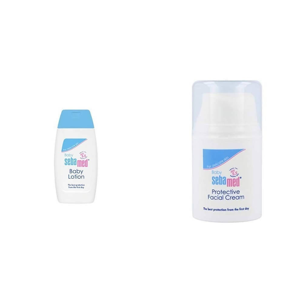 Sebamed Baby Lotion And Protective Facial Cream Combo