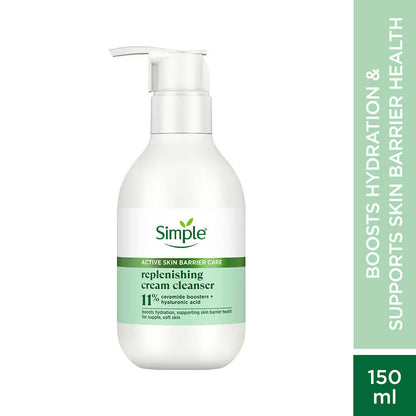 Simple Active Skin Barrier Care Replenishing Cream Face Cleanser - Distacart