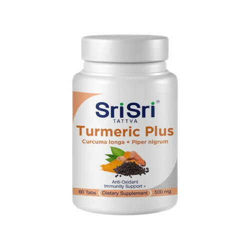 Sri Sri Tattva USA Turmeric Plus Tablets (With Black Pepper) - Distacart
