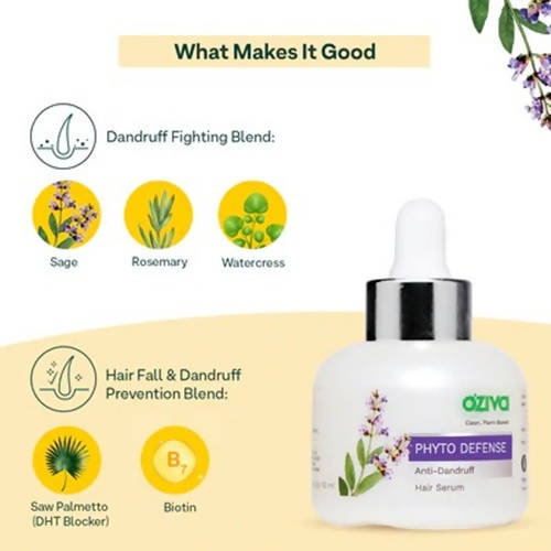 OZiva Phyto Defense Anti-Dandruff Hair Serum