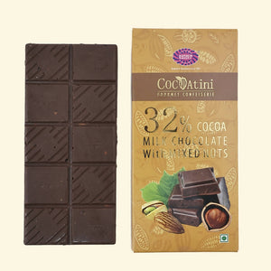 Cocoatini 32% Cocoa Milk Chocolate With Mixed Nuts - Distacart