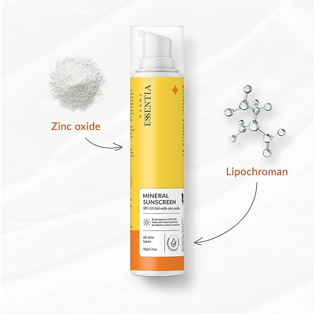Derma Essentia SPF 50 Mineral Sunscreen Gel - Distacart