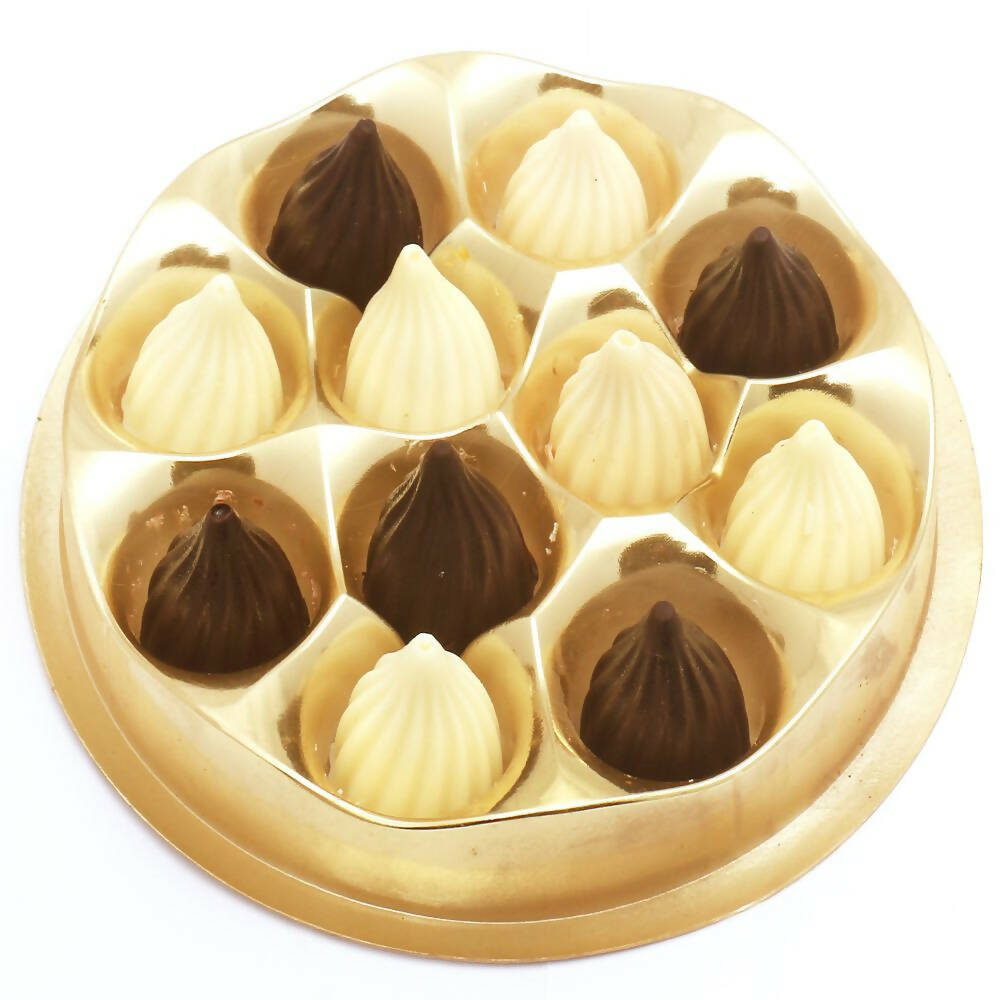Ghasitaram Dark and White Chocolate Modaks - Distacart
