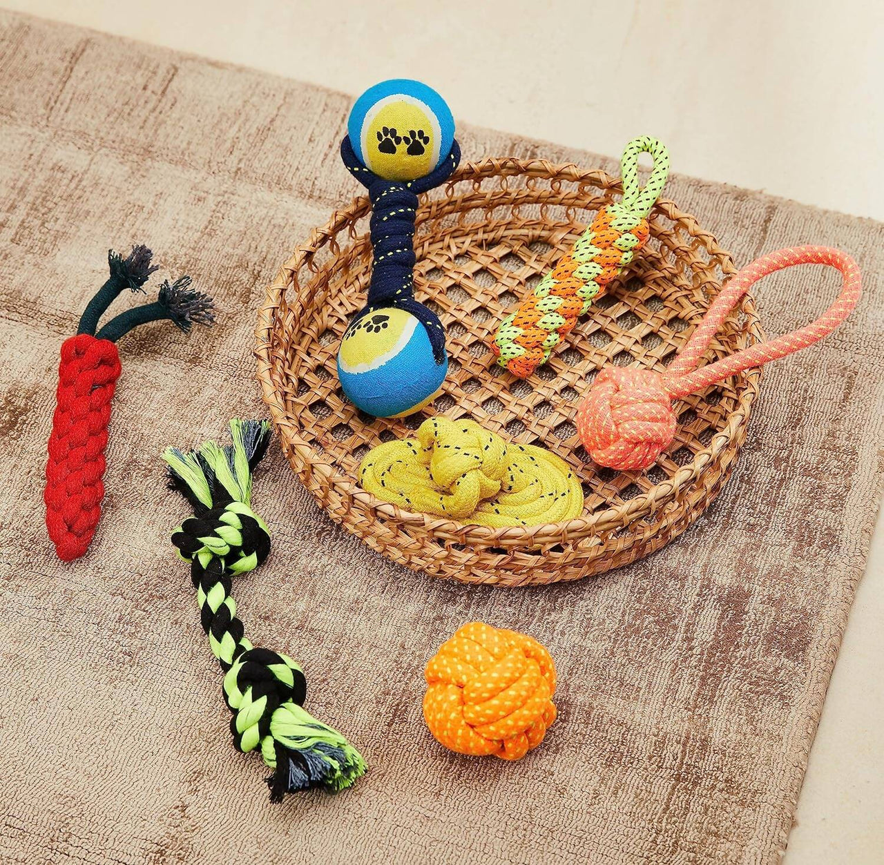 Durable Rope Chewing Dog Toys Combo - Distacart