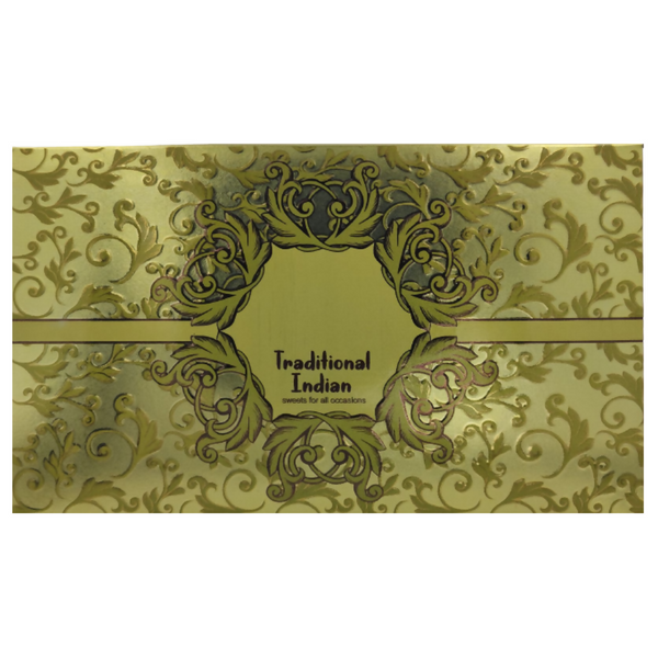 Designer Empty DIY Sweets Gift Box For Diwali , Chocolates , Snack & Return Gifts (Gold) Size 1 KG Storage - Distacart