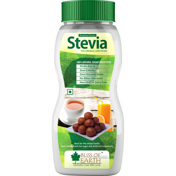 Bliss of Earth 99.8% Reb A Sugarfree Stevia Powder - Distacart