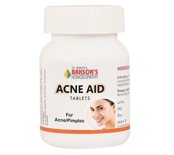 Bakson's Homeopathy Acne Aid Tablets