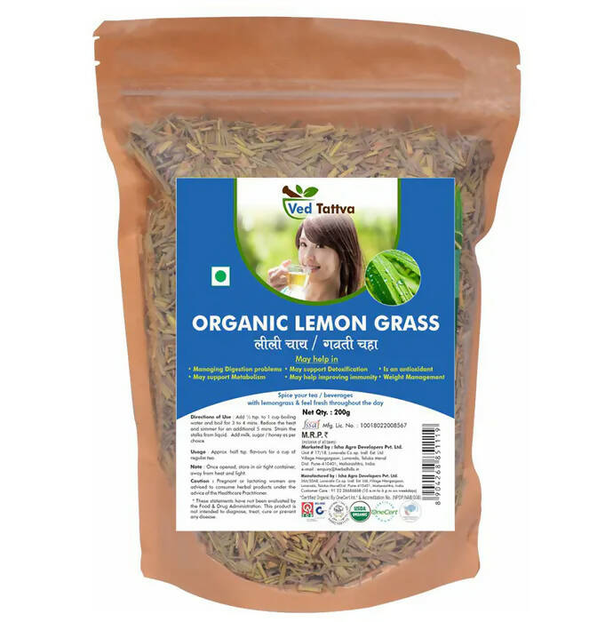 Ved Tattva Organic Lemon Grass Whole - Distacart