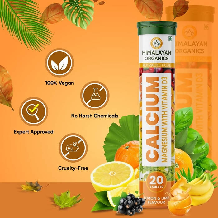 Himalayan Organics Calcium, Magnesium With Vitamin D3 