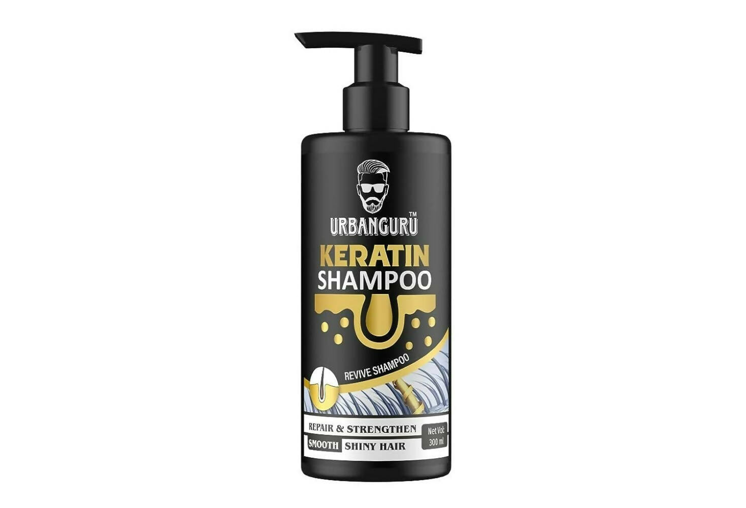 Urbanguru Men's Keratin Shampoo - Distacart