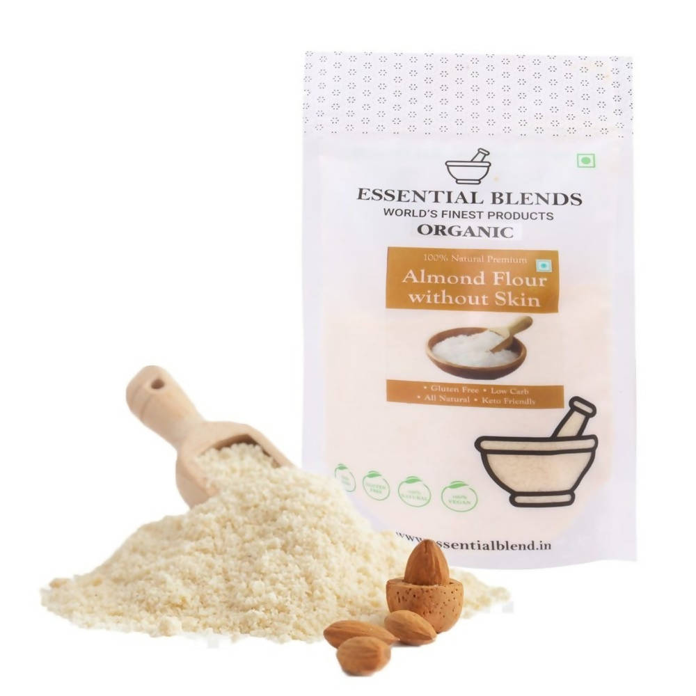 Essential Blends Organic Almond Flour Without Skin - Distacart