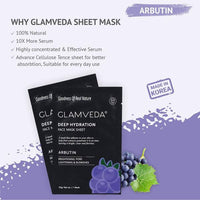 Thumbnail for Glamveda Arbutin Anti Pigmentation & Brightening Sheet Mask