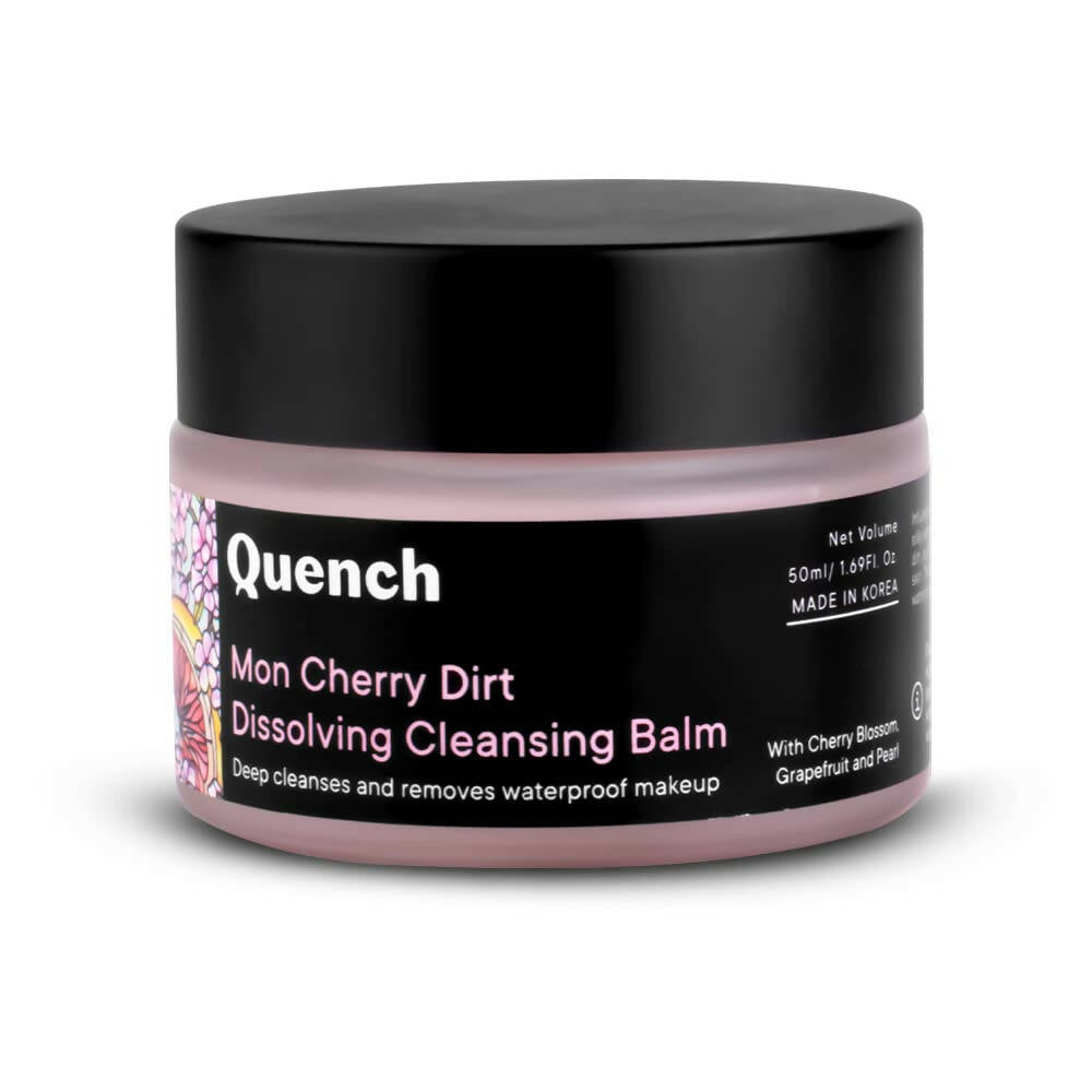 Quench Botanics Mon Cherry Dirt Dissolving Cleansing Balm - Distacart