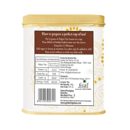 Golden Tips Chocolate Black Tea - Tin Can - Distacart