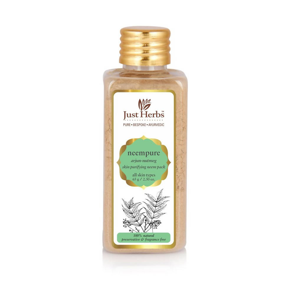 Just Herbs Neempure Arjun–Nutmeg Skin Purifying Neem Pack