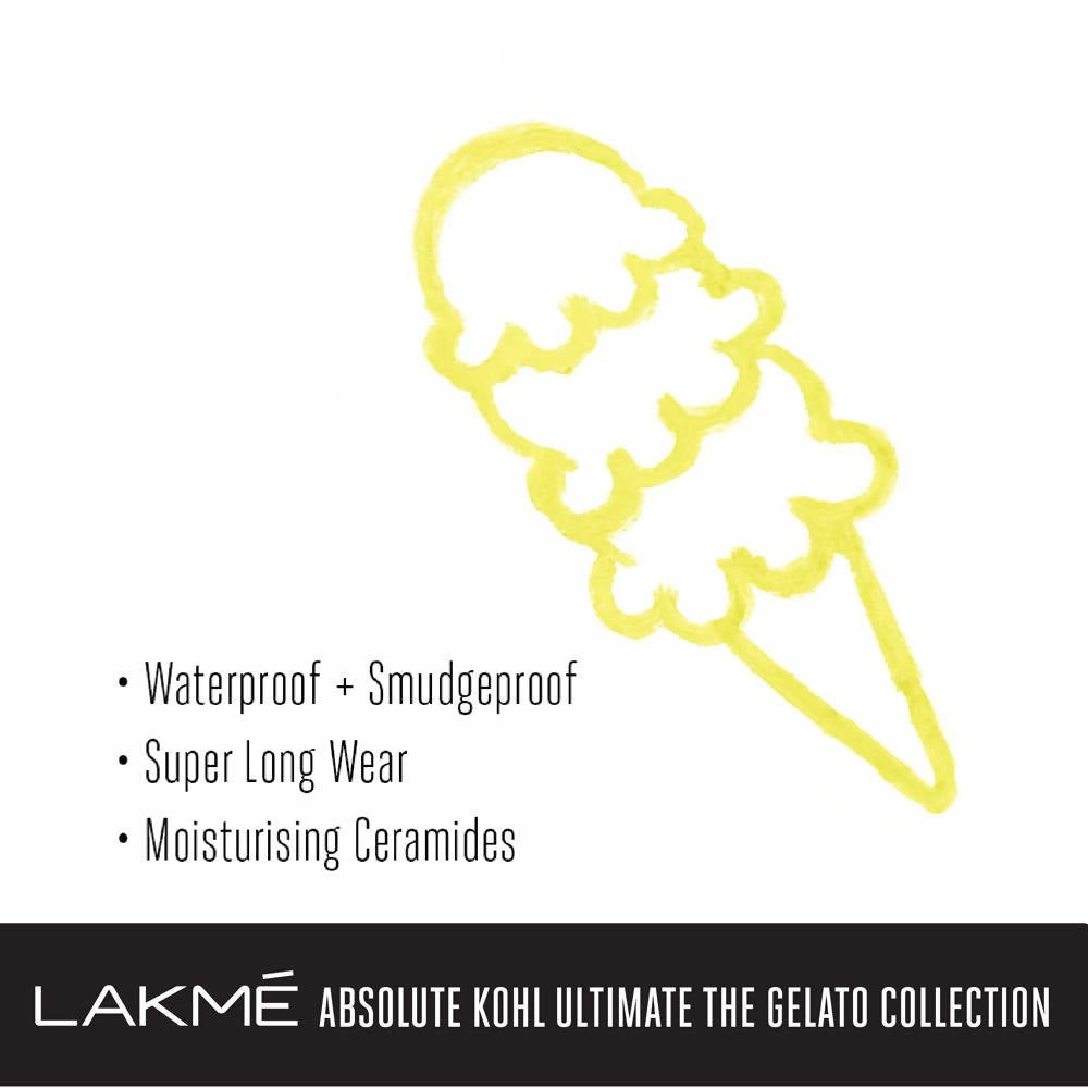 Lakme Absolute Kohl Ultimate The Gelato Collection 08 - Limoncello - Distacart