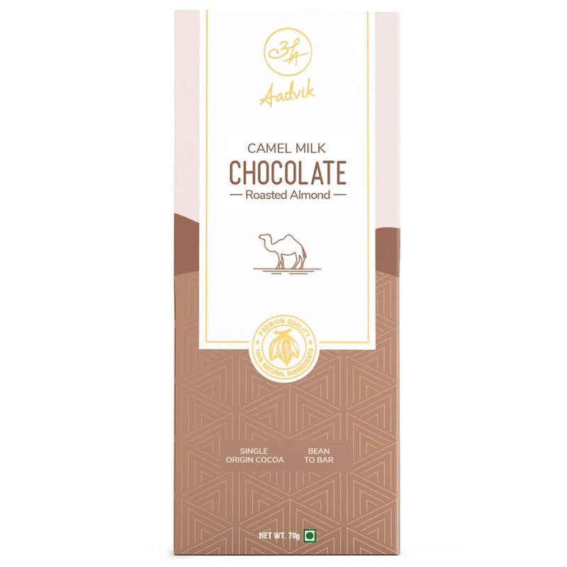 Aadvik Camel Milk Chocolate - Roasted Almond