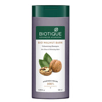 Thumbnail for Biotique Advanced Ayurveda Bio Walnut Bark Volumizing Shampoo For Fine & Thinning Hair 180 ml