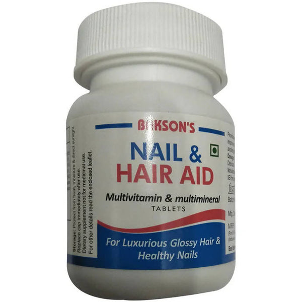 Bakson's Homeopathy Nail & Hair Aid Tablets - Distacart