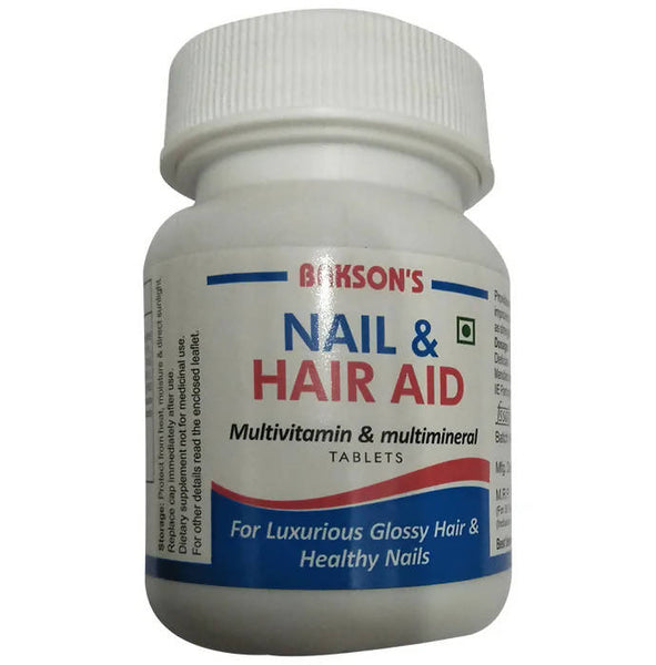 Bakson's Homeopathy Nail & Hair Aid Tablets - Distacart