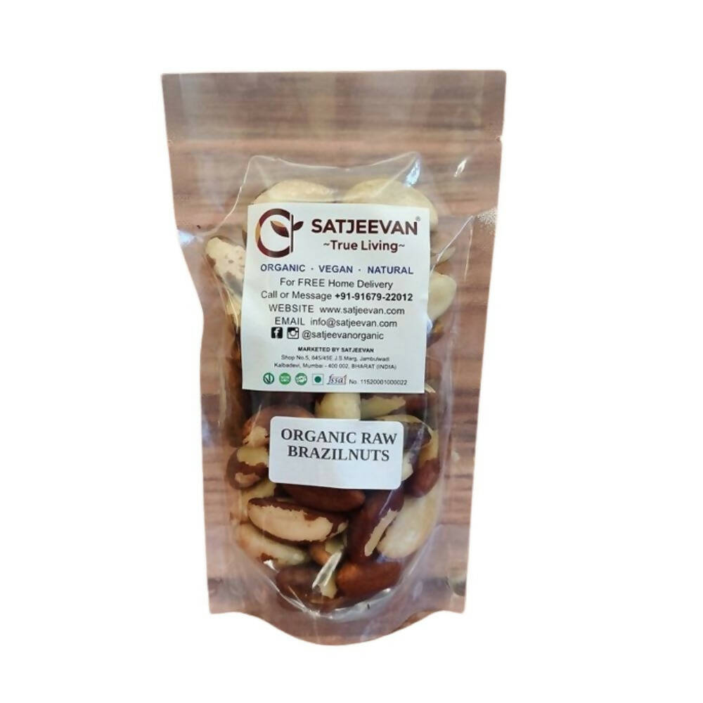 Satjeevan Organic Raw Brazilnuts - Distacart
