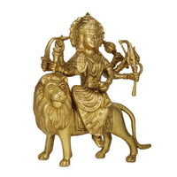 Thumbnail for Devlok Sherawali Maa Devi Brass Idol