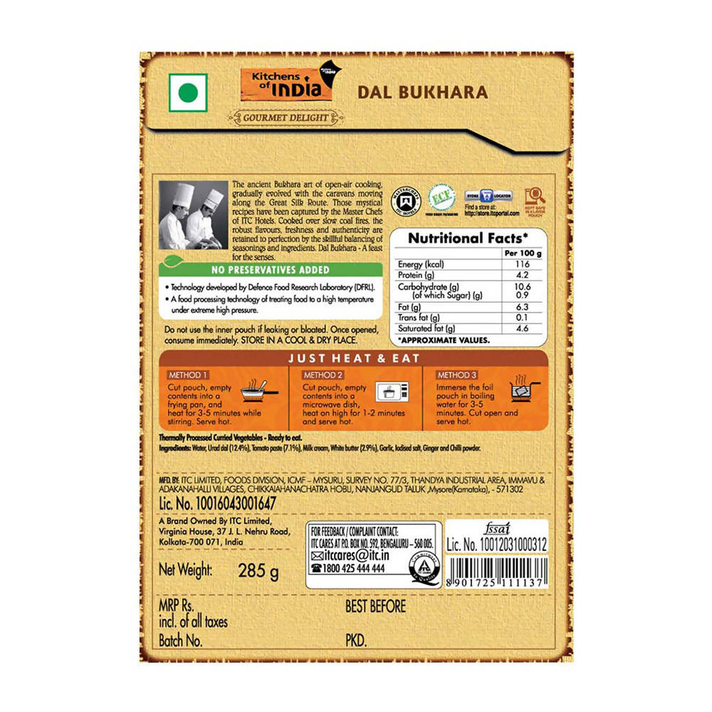 Kitchens of India Dal Bukhara - Distacart