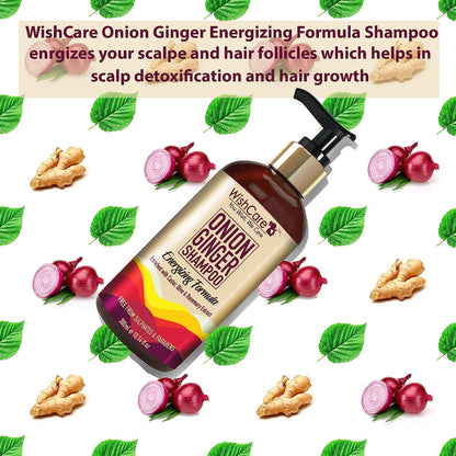 Wishcare Onion Ginger Shampoo - Distacart