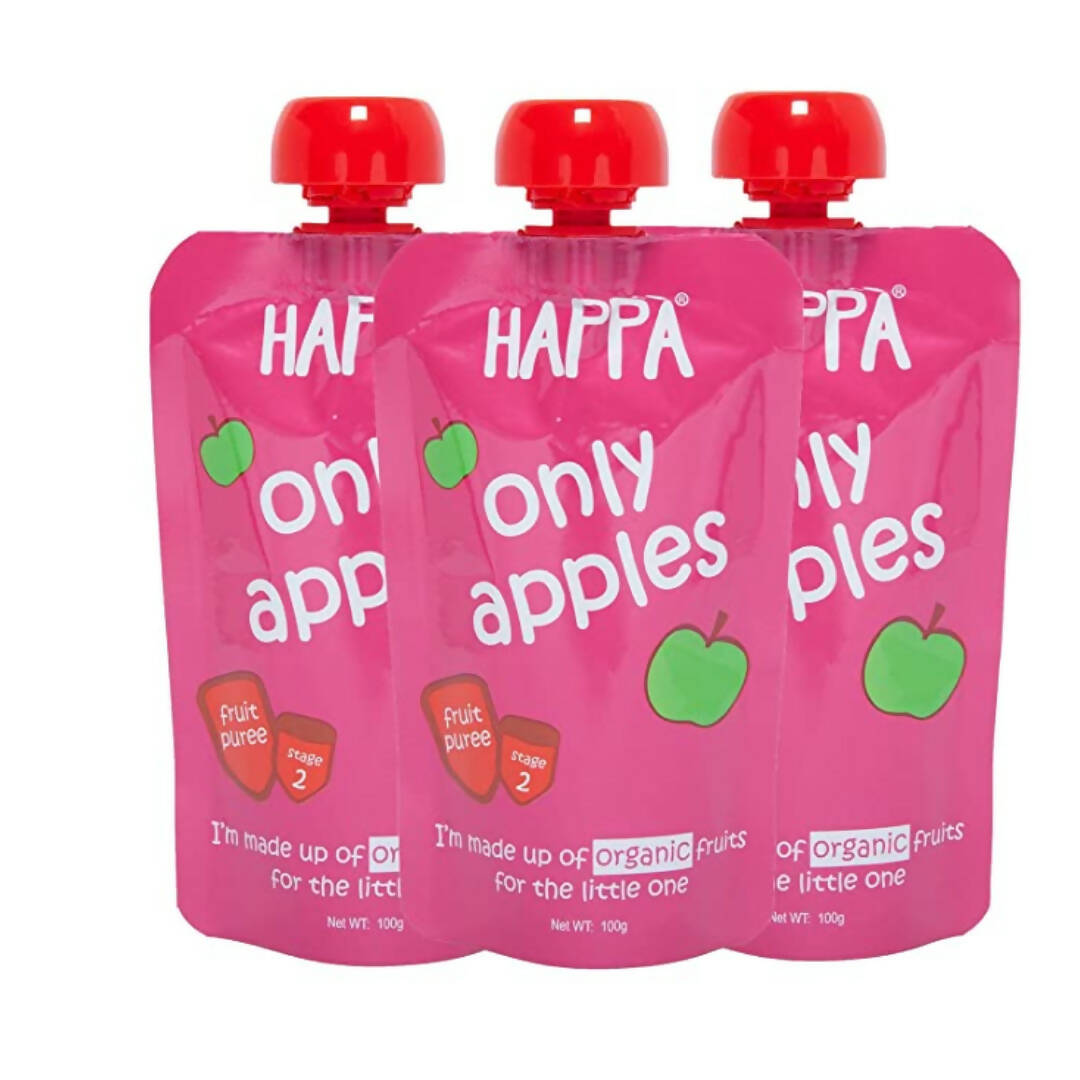 Happa Organic Food, Apple Puree - Distacart