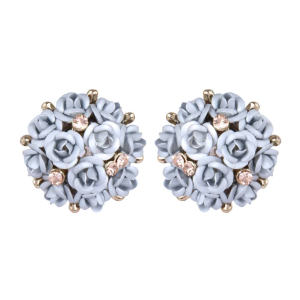 Trendoo Jewelry Party Wear White Studs