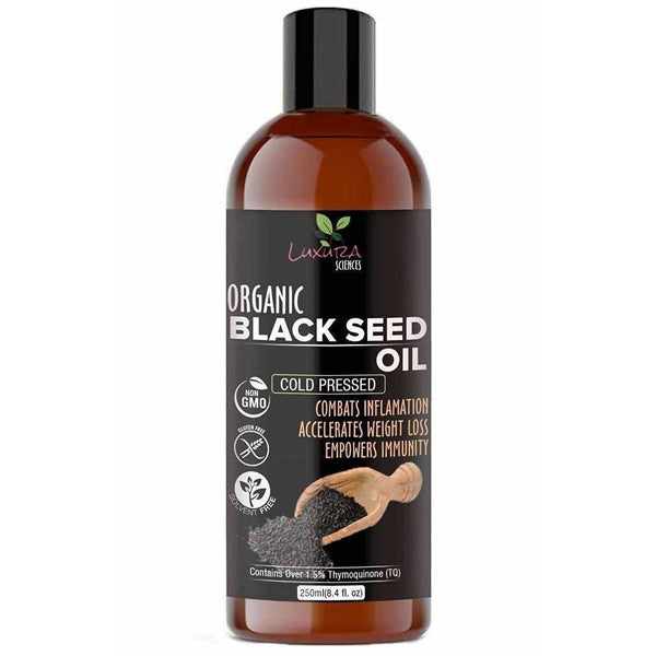 Luxura Organic Black Seed Cold Pressed Oil for Hair Growth