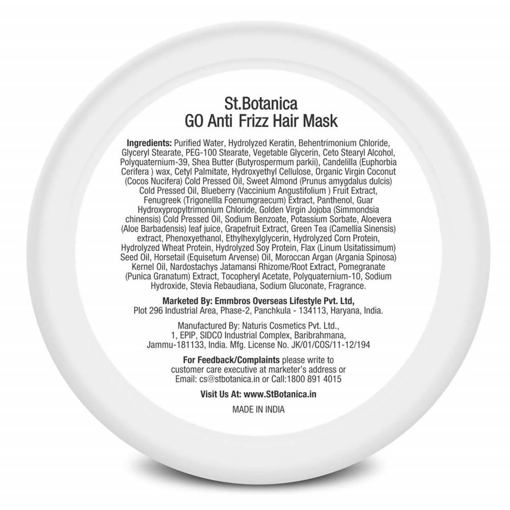 St.Botanica GO Anti Frizz Hair Mask