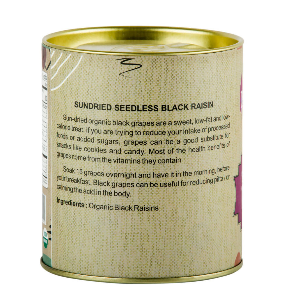 Praakritik Organic Black Raisins - Distacart