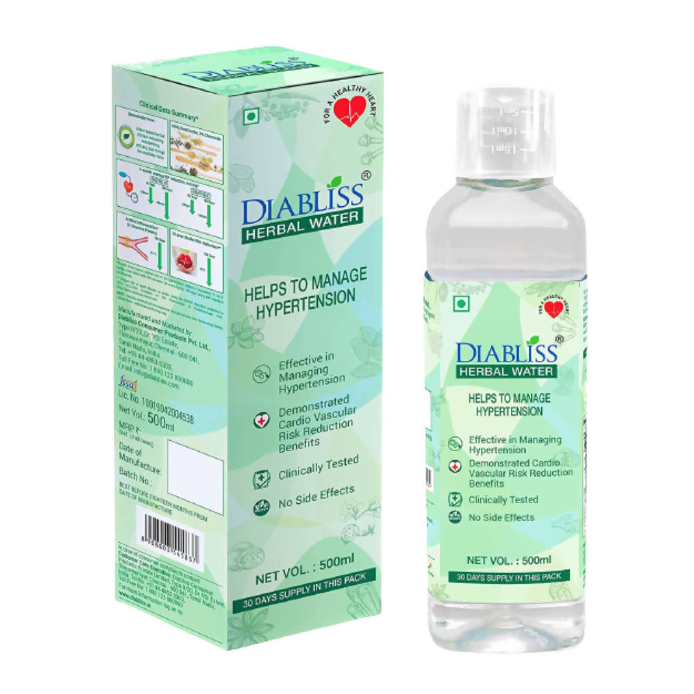 Diabliss Herbal Water For Hypertension Management - Distacart
