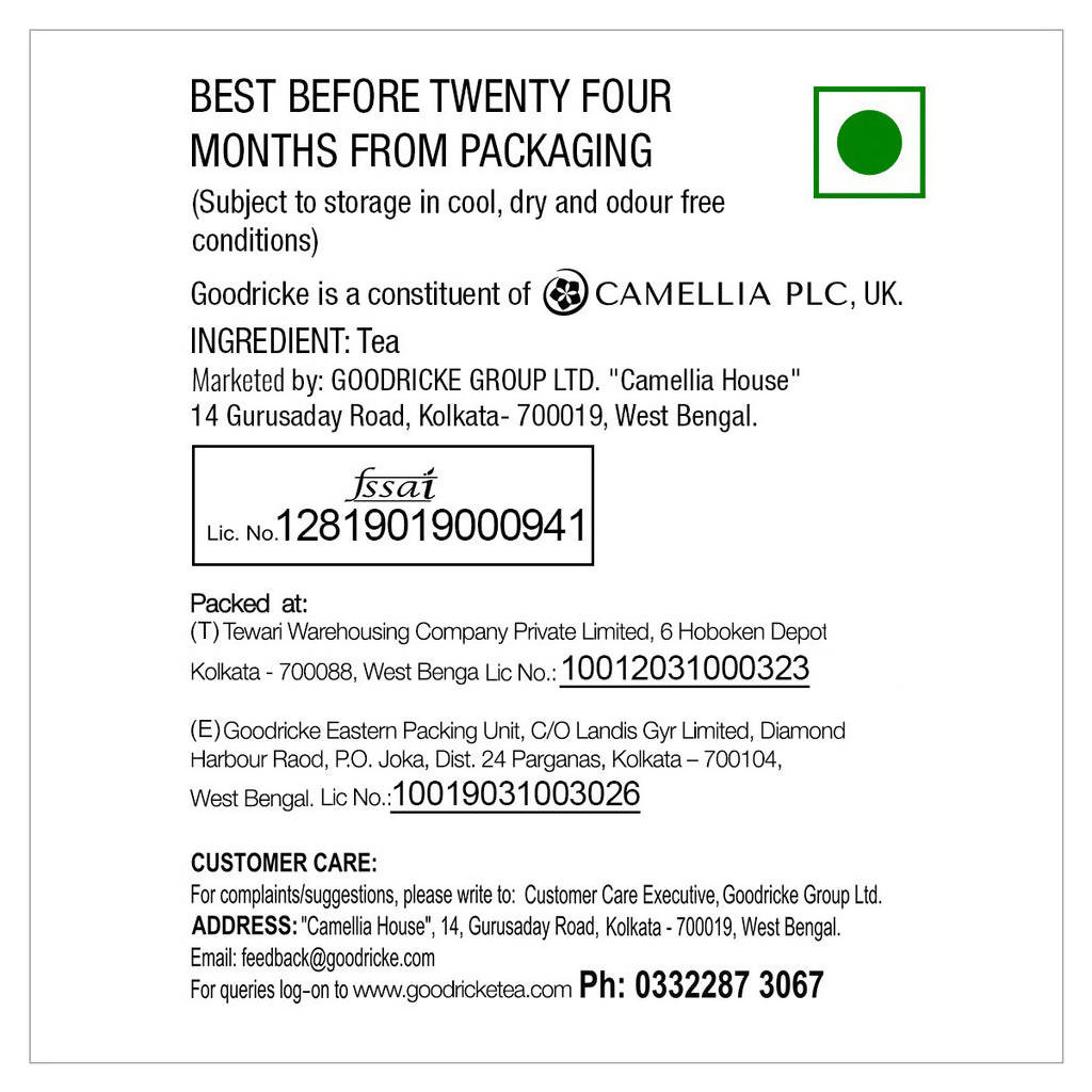 Goodricke Amgoorie Special Assam Tea - Distacart