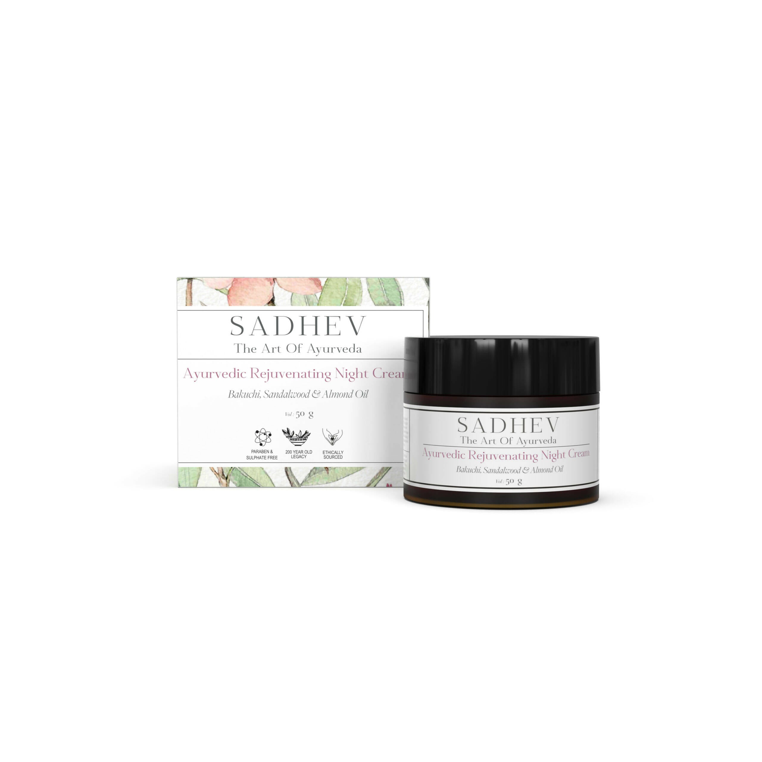 Sadhev Ayurvedic Rejuvenating Night Cream - Distacart