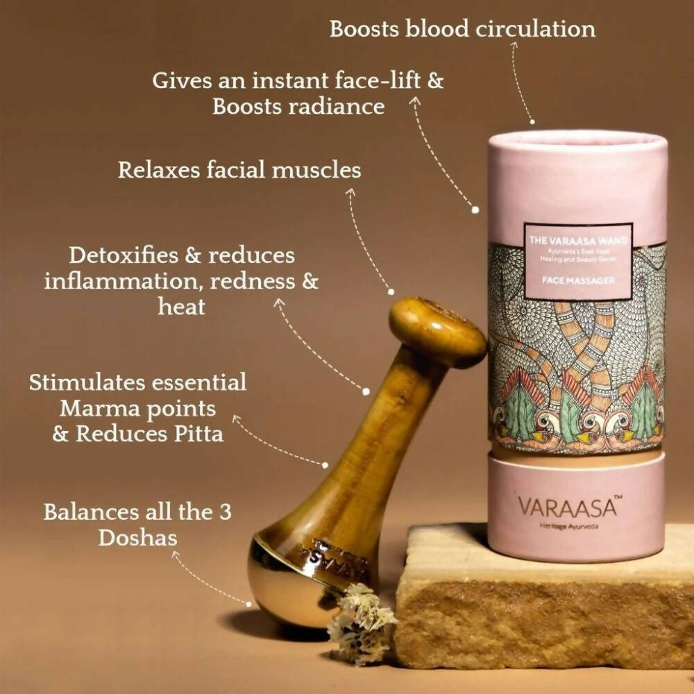 The Varaasa Wand - Face Massager - Distacart
