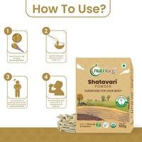 Thumbnail for Nutriorg Certified Organic Shatavari Powder - Distacart