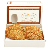 Thumbnail for Ghasitaram Holi Sweets - Roasted Til/ Sesame Gujiya - Distacart