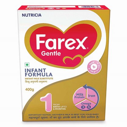 Farex Gentle Infant Formula Stage 1 Powder for Up to 6 Months - Distacart