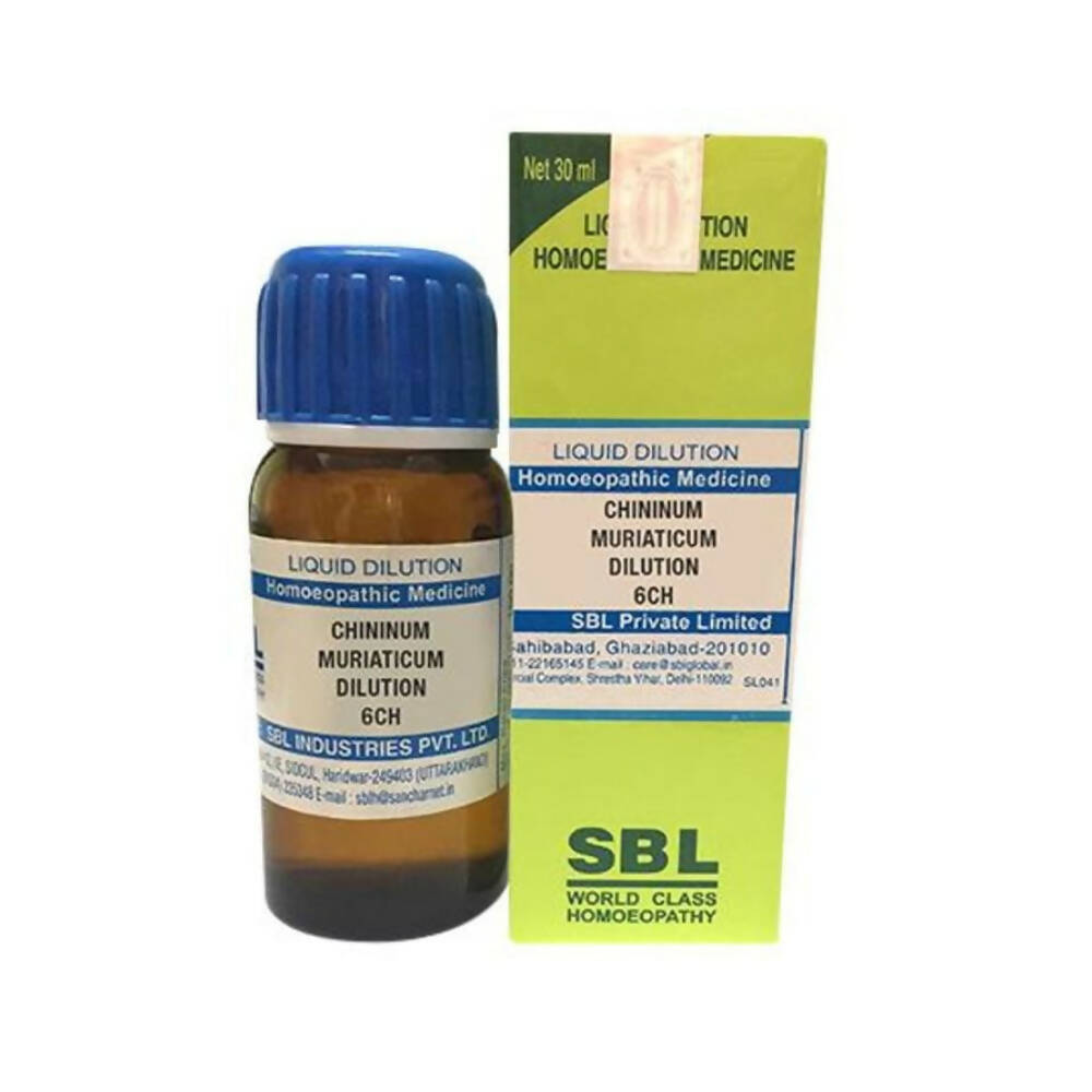 SBL Homeopathy Chininum Muriaticum Dilution - Distacart