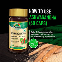 Thumbnail for Zandu Ashwagandha Immunity Booster Capsules benefits
